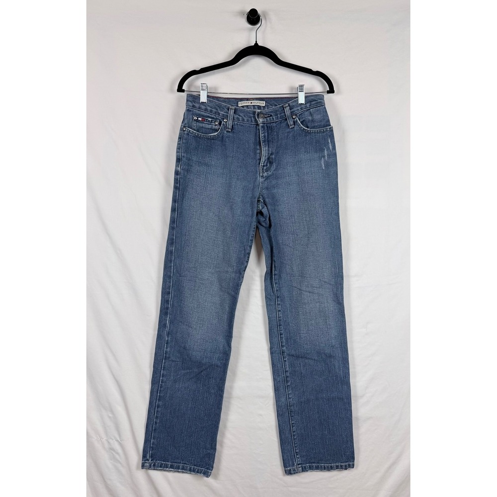 Tommy Hilfiger Boyfriend Jeans Medium Straight 8 Country Cowgirl Classic Preppy